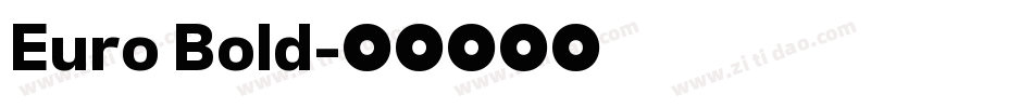 Euro Bold字体转换
